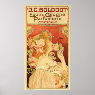 EAU DE COLOGNE PARFUMERIE Parfüm Privat Livemont Poster