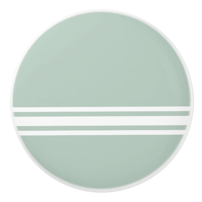 Eau de Nil Bath Dekor Keramikknauf (Vorderseite)