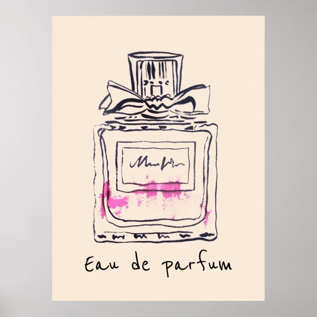 Eau de parfum French Parfüm Poster (Vorne)