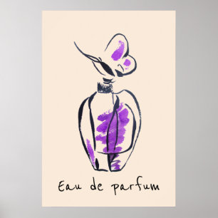 Eau de parfum French Parfüms Poster