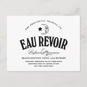 Eau Revoir - Postkarte