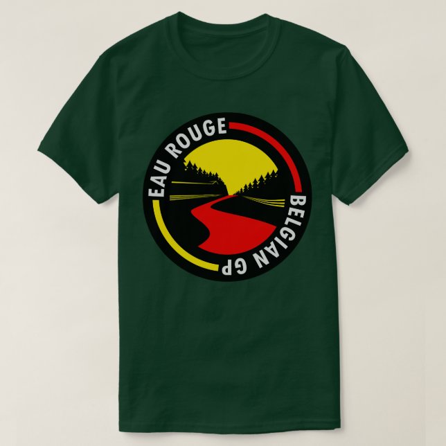 Eau Rouge Belgisches GP Design T-Shirt (Design vorne)