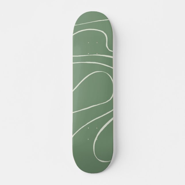 EBB und Flow 2 in grün Skateboard (Vorne)