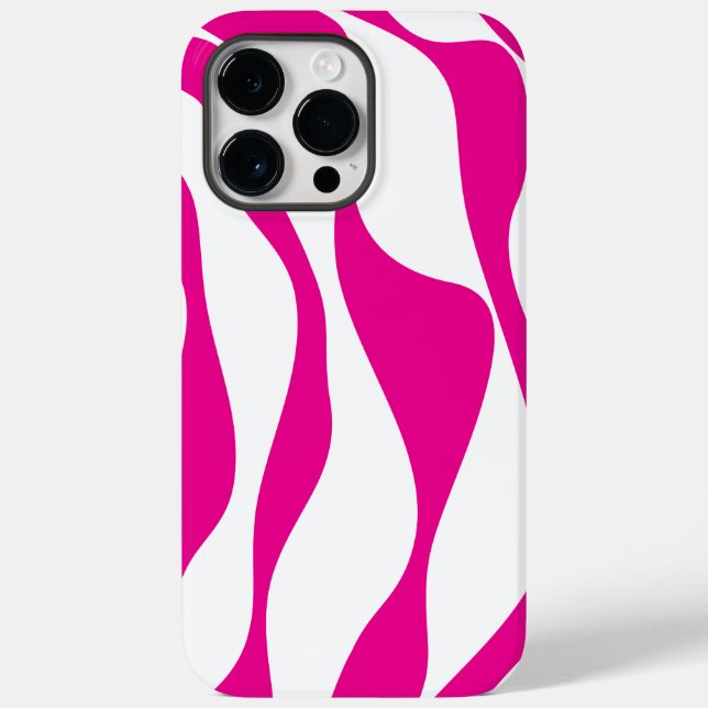 EBB und Flow 4 in Magenta und White Case-Mate iPhone Hülle (Rückseite)