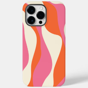 EBB und Flow 4 - Rosa, Orange und Creme Case-Mate iPhone 14 Pro Max Hülle
