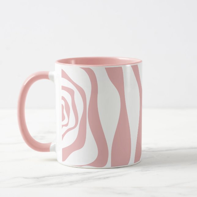 EBB und Flow 4 - Rosa und Weiß Tasse (Links)
