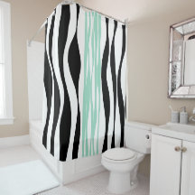 Ebb und Flow - Minze grün, weiß und schwarz