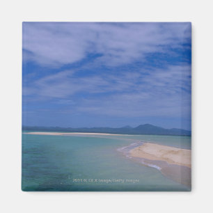 Ebbe am Strand Magnet