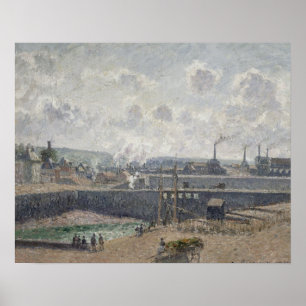 Ebbe bei Duquesne Docks, Dieppe, 1902 Poster