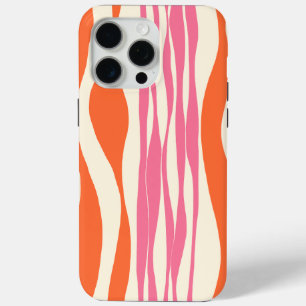 Ebbe und Flut - Pink, Orange und Creme Case-Mate iPhone Hülle