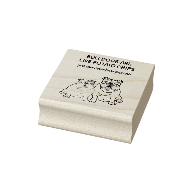 EBD Bullies Bully English Bulldog Liebhaber! Gummistempel (Stempel)