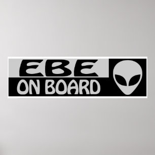 EBE AN BORD POSTER