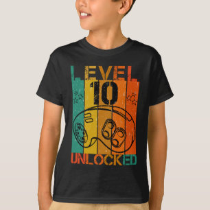 EBENE 10 UNLOCKIERT - FUNNY BIRTHDAY GAMER GAMING T-Shirt