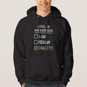 Ebene der Großartigkeit Graffiti-Künstler Graffi Hoodie
