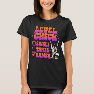 Ebenen-Check-Gamer-Humor für Gaming-Fans T-Shirt