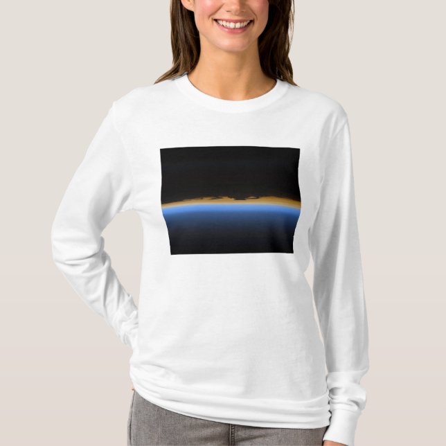 Ebenen der Erdatmosphäre T-Shirt (Vorderseite)