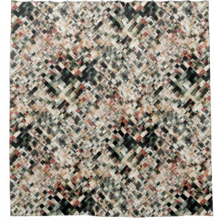 Ebenen der Erdtöne Duschvorhang