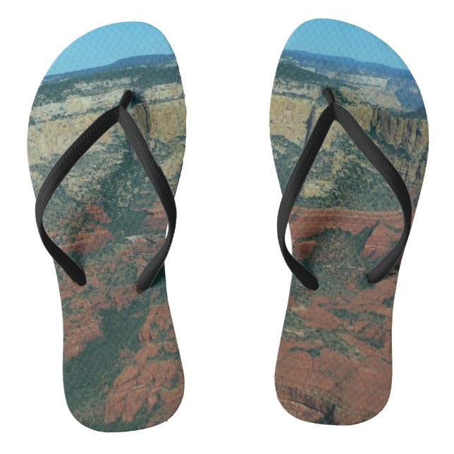 Ebenen der Roten Felsen in Sedona Arizona Flip Flops (Fußbett)