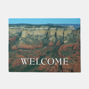 Ebenen der Roten Felsen in Sedona Arizona Fußmatte