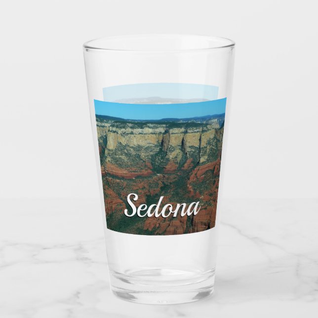 Ebenen der Roten Felsen in Sedona Arizona Glas (Vorderseite)