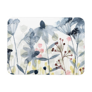 Ebenen Garten - Aquarellfarben - Blume Magnet