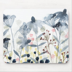 Ebenen Garten - Aquarellfarben - Blume Mousepad
