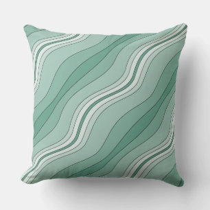 Ebenen in Schattierungen von grünen Kissen