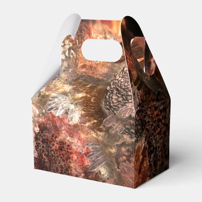 Ebenen von Kristallen mit rustikaler Färbung Geschenkschachtel (Vorderseite)