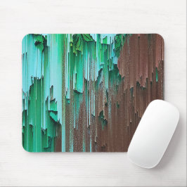Ebenengrüne und braune Farbe Mousepad