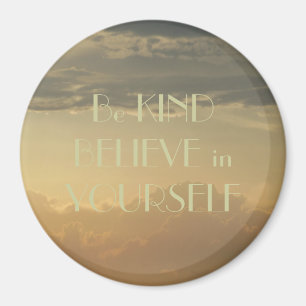 EbenenHimmel glauben an sich selbst Magnet