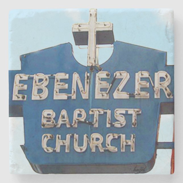 Ebenezer Baptist Church Atlanta, Ebenezer Baptist Steinuntersetzer (Vorderseite)