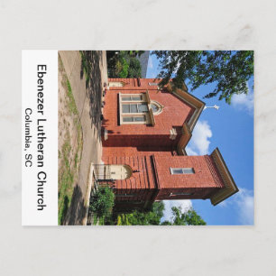 Ebenezer Lutheran Columbia South Carolina Postkarte