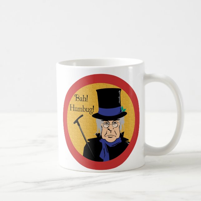 Ebenezer Scrooge Bah! Humbug! Kaffeetasse (Rechts)