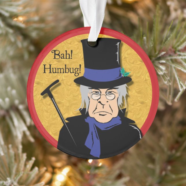 Ebenezer Scrooge Bah! Humbug! Ornament (Baum)