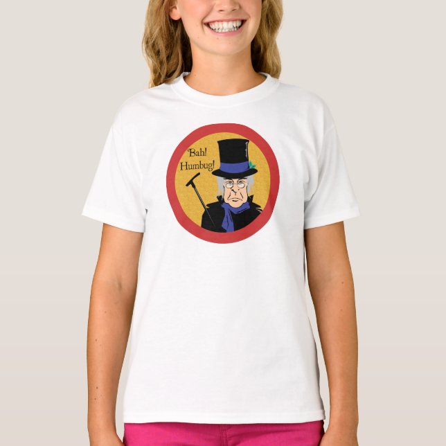 Ebenezer Scrooge Bah! Humbug! T-Shirt (Vorderseite)