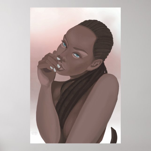 Ebenholz Bliss Poster (Vorne)
