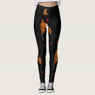Ebenholz dünn u. Sammlung m Leggings