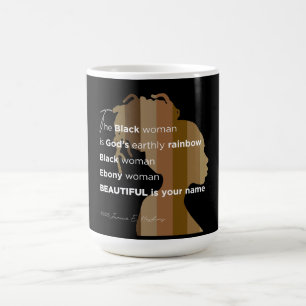 Ebenholz-Frau, Kaffeetasse