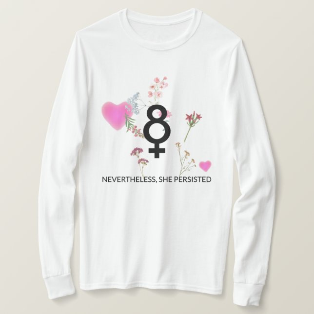 "Ebestie Happy Women's Day for Women" T-Shirt (Design vorne)