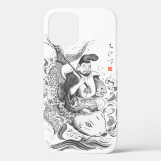 Ebisu - Gott des Fischfangs und Handels (Tuschemal Case-Mate iPhone Hülle