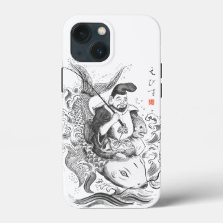 Ebisu - Gott des Fischfangs und Handels (Tuschemal Case-Mate iPhone Hülle