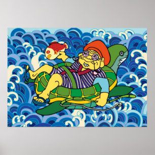 Ebisu in Sommerplakat Poster