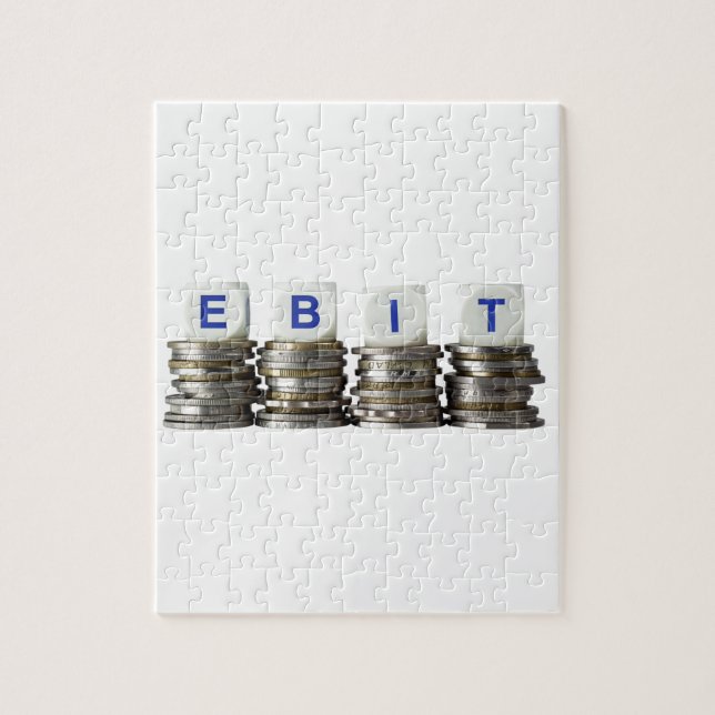 EBIT - Einkommen vor Interesse und Steuern Puzzle (Vertikal)