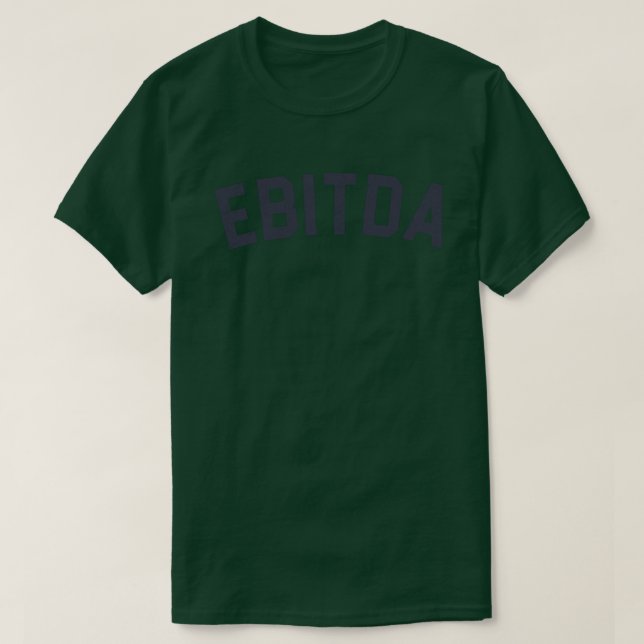 Ebitda Auditor Book Keeper Finance Accounting Anal T-Shirt (Design vorne)