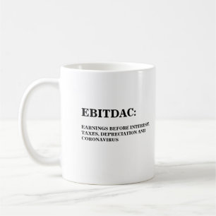 EBITDAC FINANZIELLE KONTO-TASSE KAFFEE KAFFEETASSE