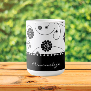 Ebony Bloom Banner Tasse