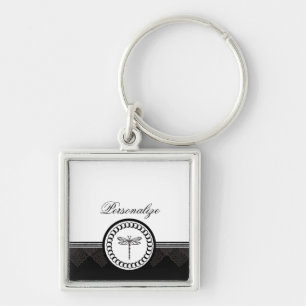 Ebony Dragonfly Emblem Schlüsselanhänger