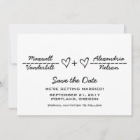 Ebony Heart Equity Save the Date einladen