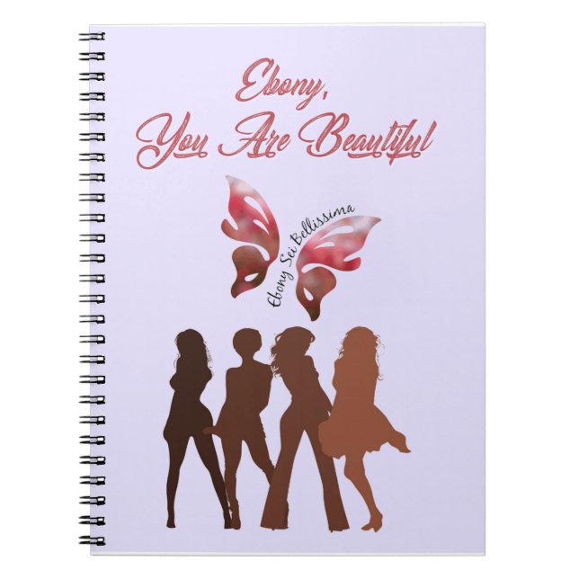 Ebony Inspirational Journal Notizblock (Vorderseite)