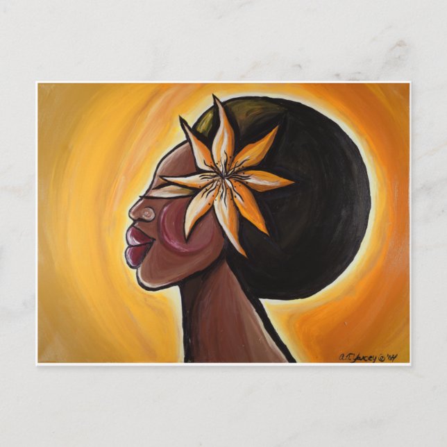 Ebony Postcard Postkarte (Vorderseite)